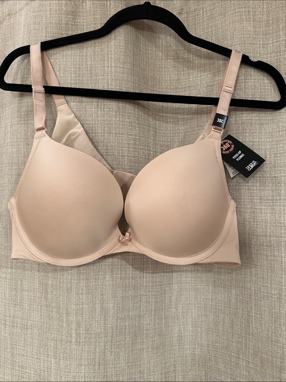 Torrid Curve push up plunge - Light Nude bra 38C